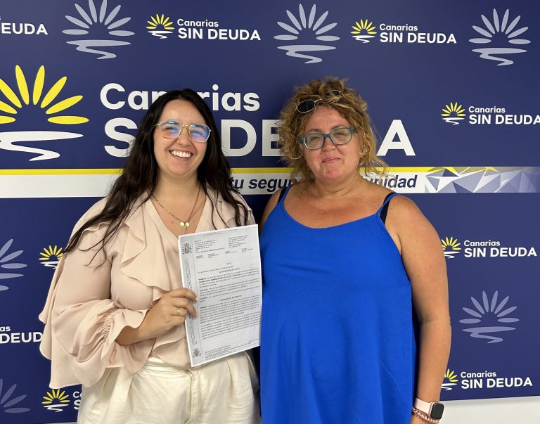 93.000 euros de deuda cancelada para Sandra